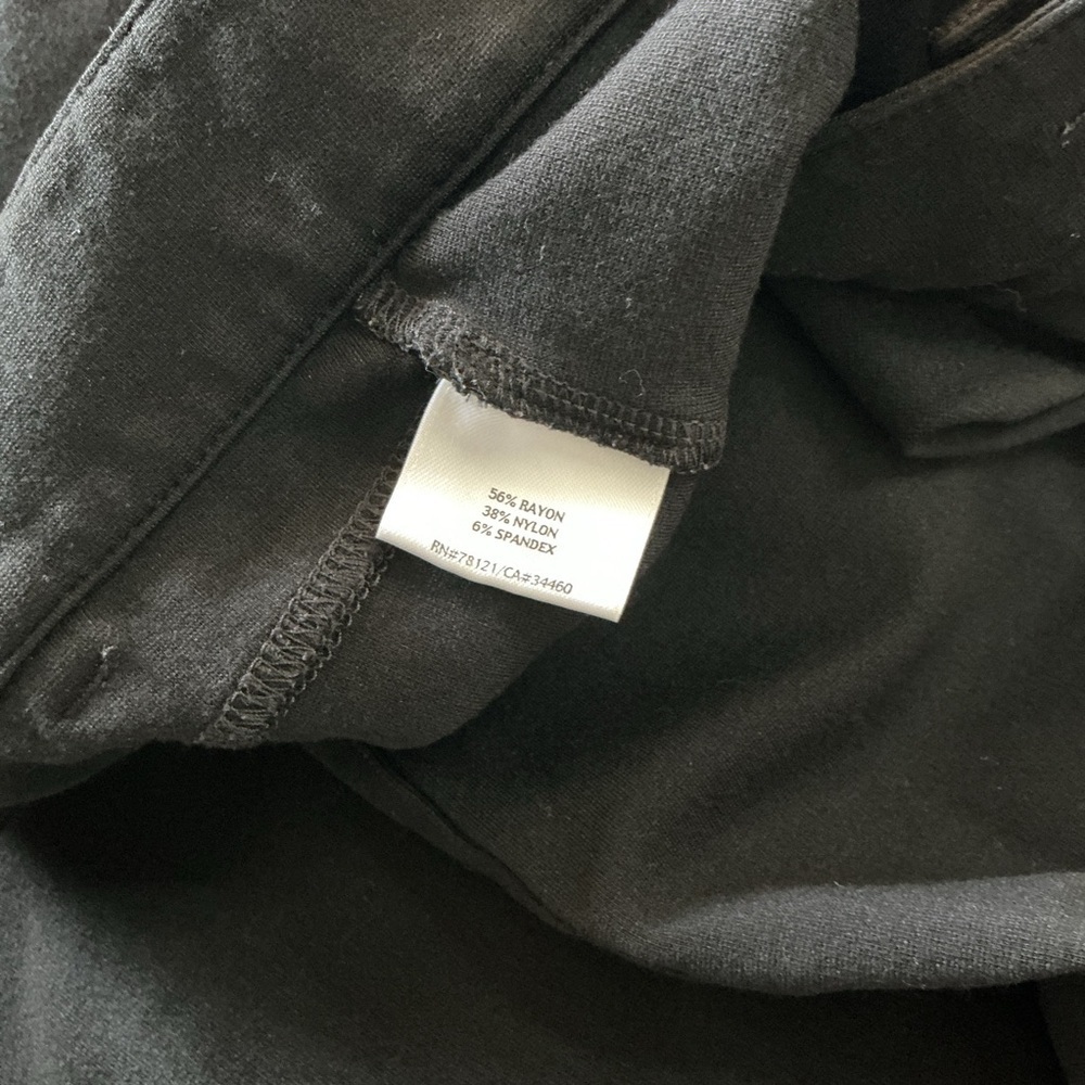 Eileen Fisher Black Skinny Pants – Size Large - Picture 6 of 6